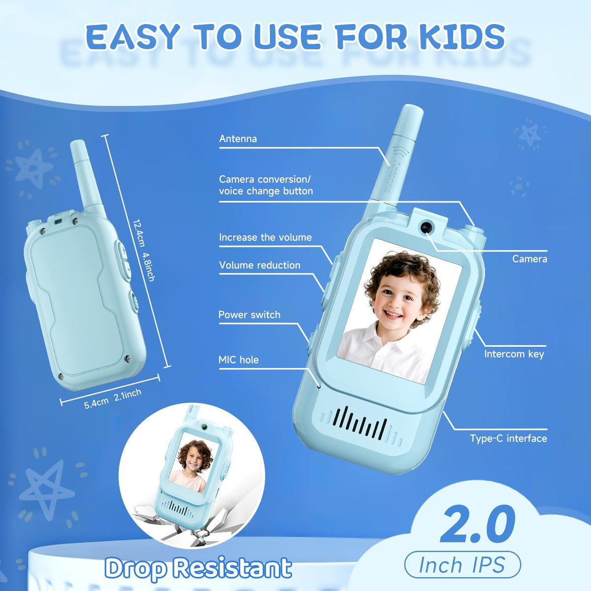 Kids Video Walkie Talkies Toys