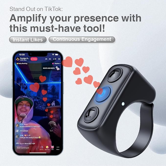 Bluetooth Remote Control Ring